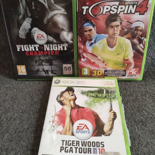 Xbox 360 sports games pack of 3 like new