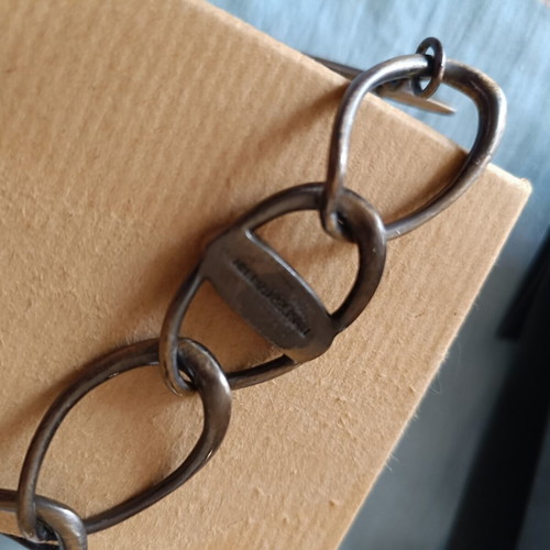 Dyrberg/Kern bracelet vintage used, orange and silver