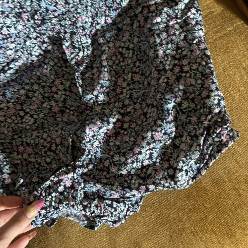 Floral blouse shorts H&M like new, adjustable, multicolor, size 158 cm