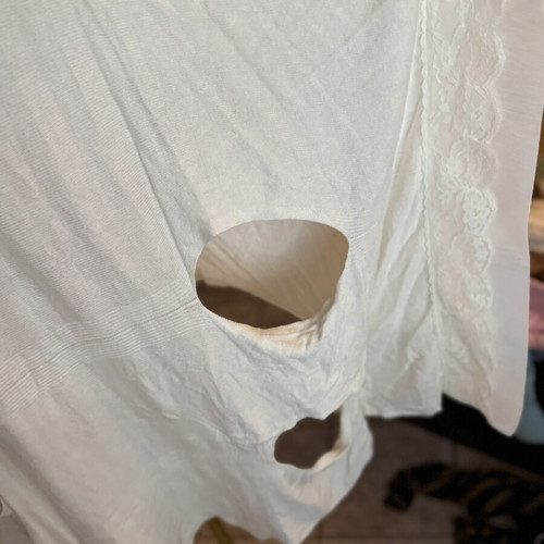 White Viscose Dress made in Europe like new