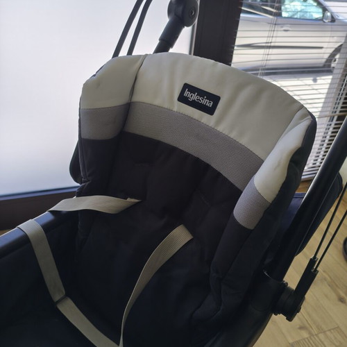 Inglesina Espresso stroller used with hood and footmuff