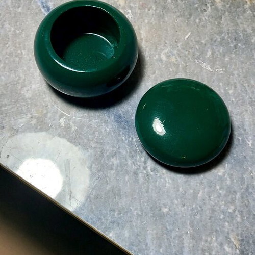 Small jewelry box new, green