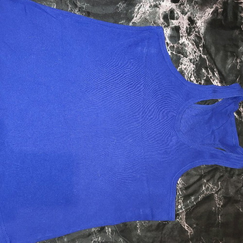 Sleeveless shirt used, dark blue, size L