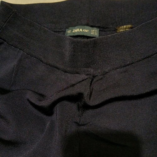 Knitted palazzo skirt Zara like new with black lace