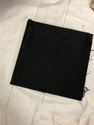 Double-sided wool fabric new, dark gray