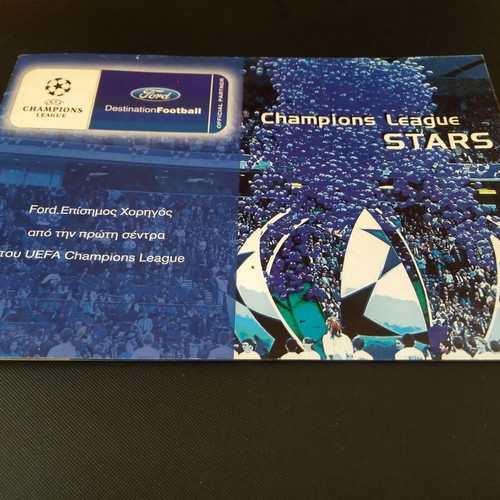 Champions League Finals 1993-2003 like new booklet