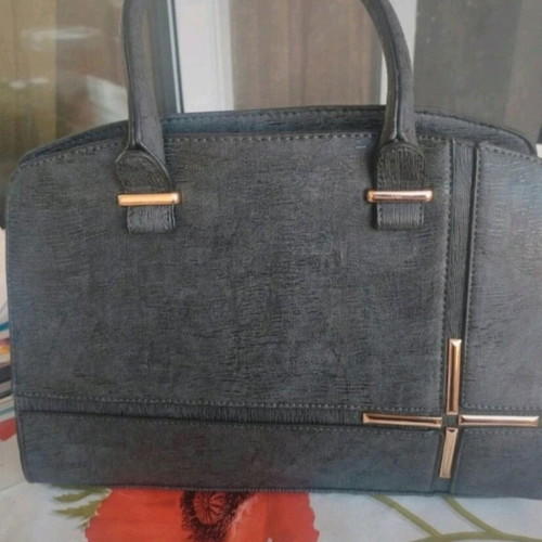 Accessories shoulder bag like new, dark gray anthracite