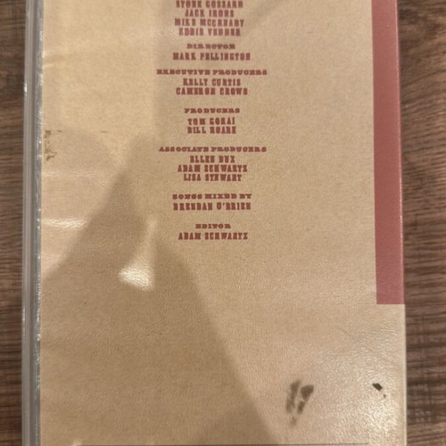 Pearl Jam Single Video Theory VHS mint condition