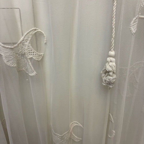 Boho summer kimono used, white, size s/m