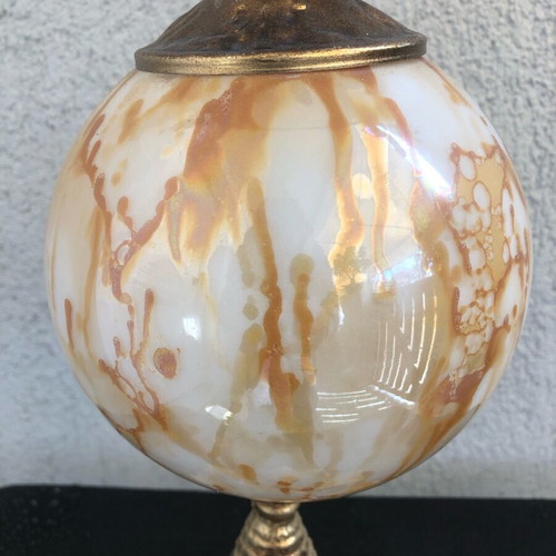 Table lamp antique used, vintage 1960s style