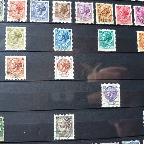 Italy Siracusana and Michelangiolesca stamps set, 24 pieces