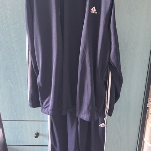 Adidas tracksuit blue XL like new
