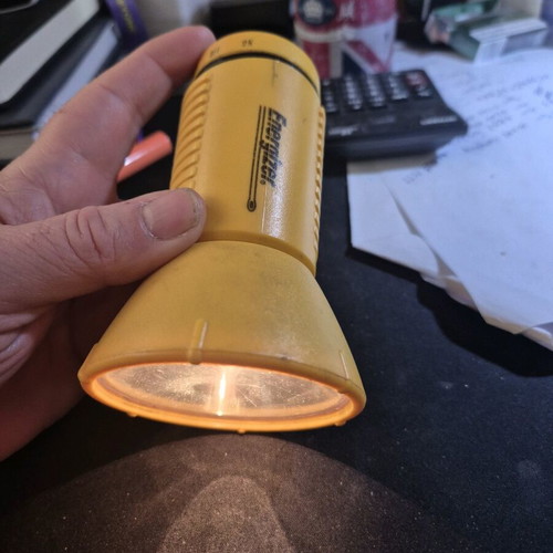 Energizer SportGear flashlight and lantern used, yellow