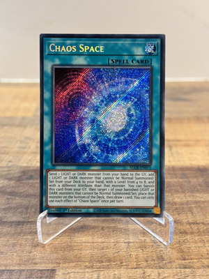 Yu-Gi-Oh! Chaos Space BLCR-EN073 Secret Rare 1st Edition near mint