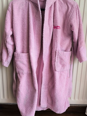 Bathrobe for girl size 9-10 used, ideal for swimming pool or bath