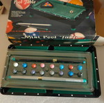 Mini pool table used, metal