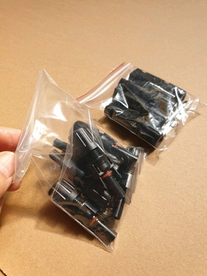 MC4 connectors for solar systems, new set of 8 pieces