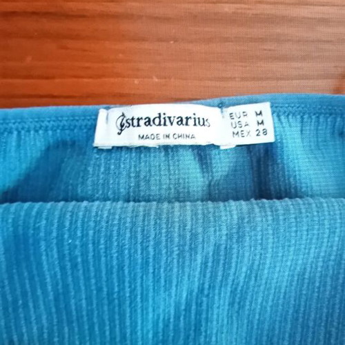 Stradivarius Women's Blue Top like new, size M