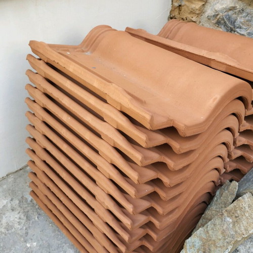 Roman roof tiles new, pack of 26 pieces