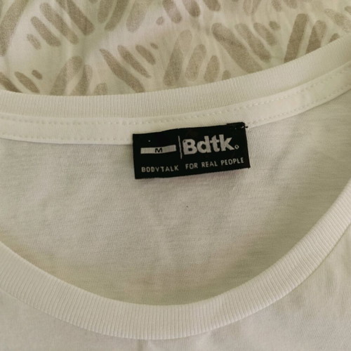 Bodytalk men's thin long-sleeve shirt like new, black and white, size M