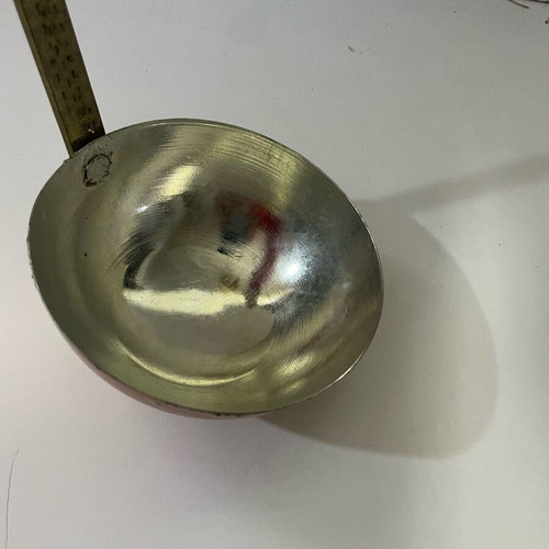 Copper ladle tinned new for use