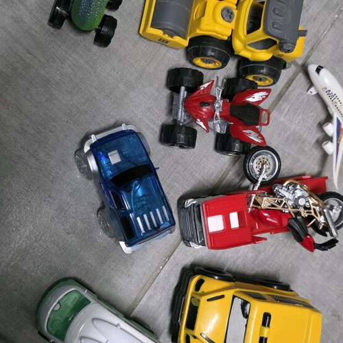 Toy cars used, assorted set