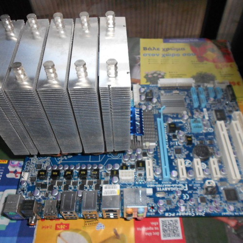 Motherboard AM3 with Sempron 190, Scythe Mugen 2 and Sapphire HD 6450 used