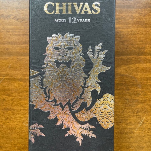 Chivas 12-year empty box new with magnetic clasp