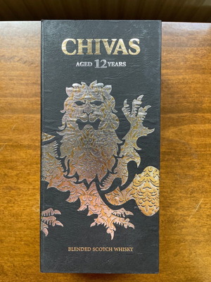 Chivas 12-year empty box new with magnetic clasp