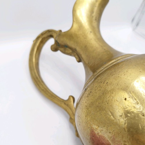 Antique bronze wine and water pitcher used
