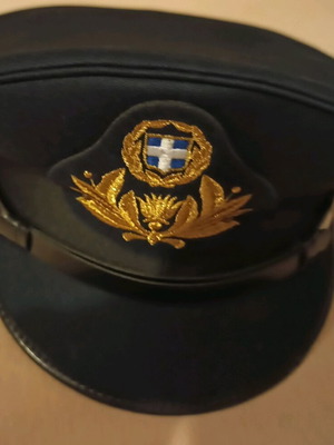 Πηλίκιο αξιωματικού Ε.Σ στολής καινούργιο με εθνόσημο νούμερο 58 1/2
