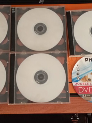 Philips DVD+R double layer discs 8.5GB, pack of 10 with cases