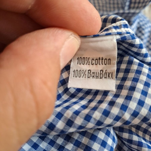 The Bostonians men's shirt like new, white and blue, size L
