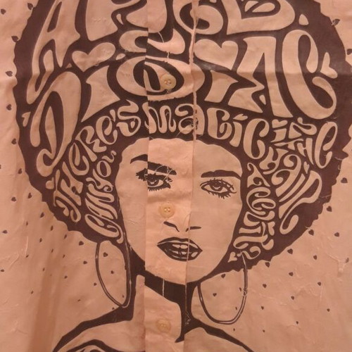 Kulte Vintage Pink "Afro" Shirt Unisex