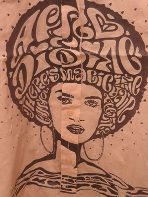 Kulte Vintage Pink "Afro" Shirt Unisex