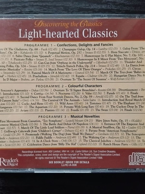 Light-hearted classics 3 CD σαν καινούργιο με 60+ κλασικά κομμάτια