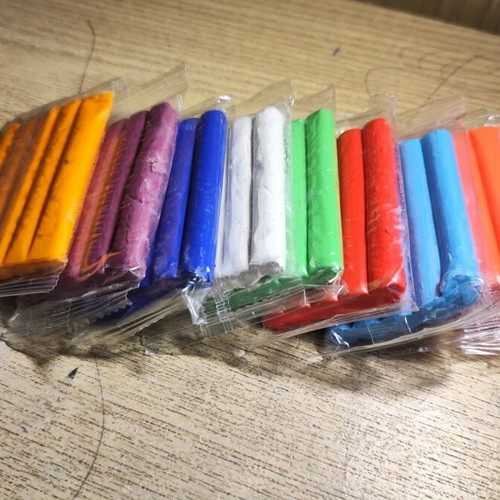 Office Supplies set like new with pencil case, plasticine, crayons