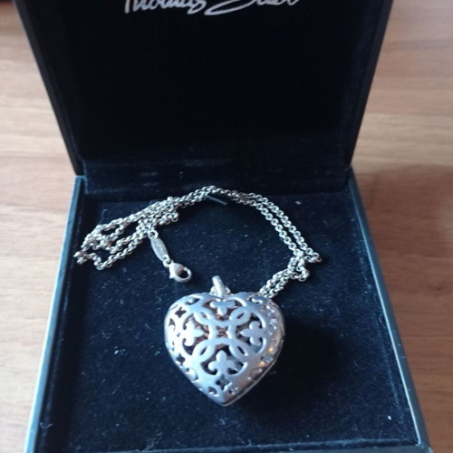 Thomas Sabo silver heart pendant with chain 925