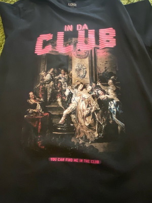 In da club κοντομάνικη μπλούζα Foot Locker καινούργια, μαύρη, μέγεθος L