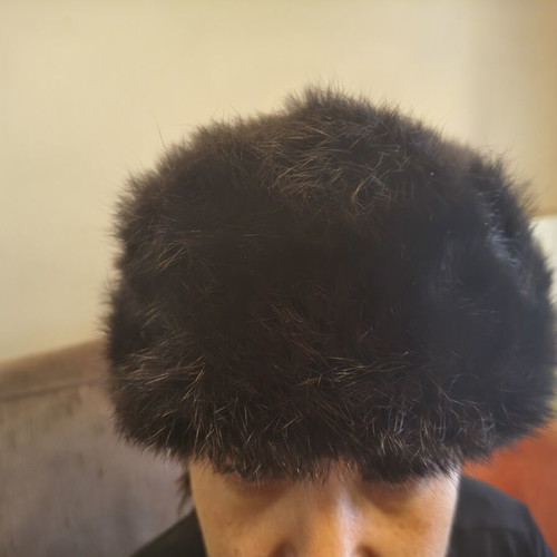 Authentic Soviet Ushanka fur hat vintage 1989, like new, women's size