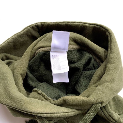 THE NORTH FACE Men’s Sweatshirt Pullover Hoodie - Olive Green - Size L