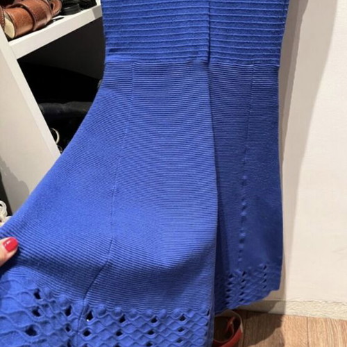 Ted Baker knitted dress, blue, size S