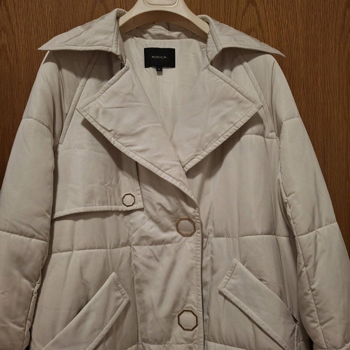 Kocca long beige jacket like new, size M