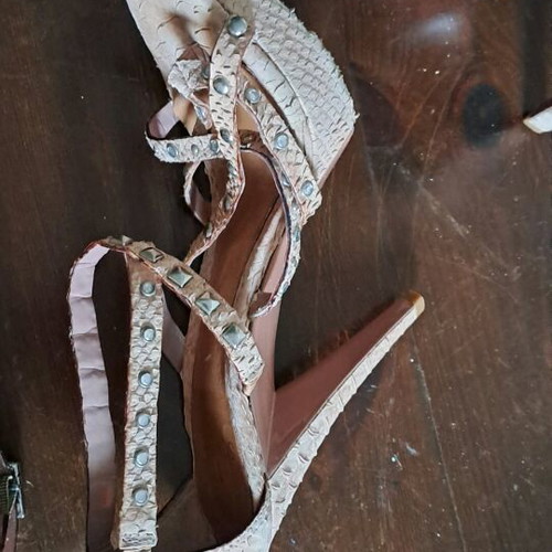 Brazilian sandals used, size 37, beige