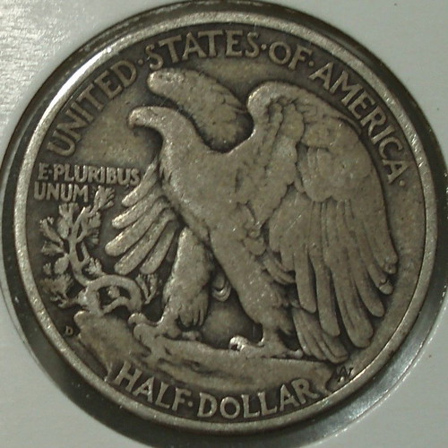 U.S.A ½ Dollar 1941 Walking Liberty coin used