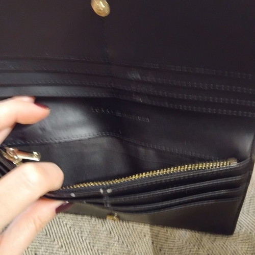 Tommy Hilfiger δερμάτινο πορτοφόλι σαν καινούργιο, μαύρο