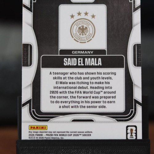Said El Mala RC Silver Prizm #51 like new, Germany