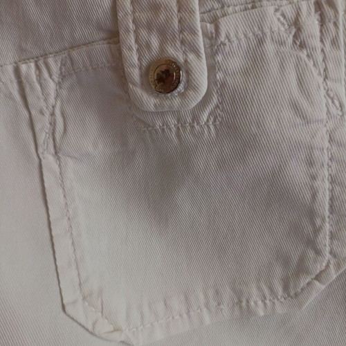 Trussardi Jeans white mini skirt like new, size L