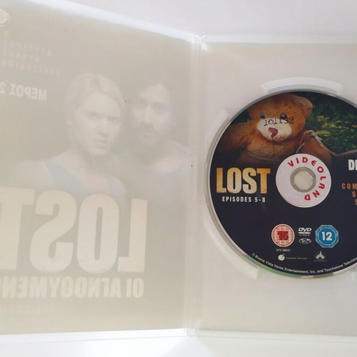 Lost DVD used, episodes 5-8 with subtitles