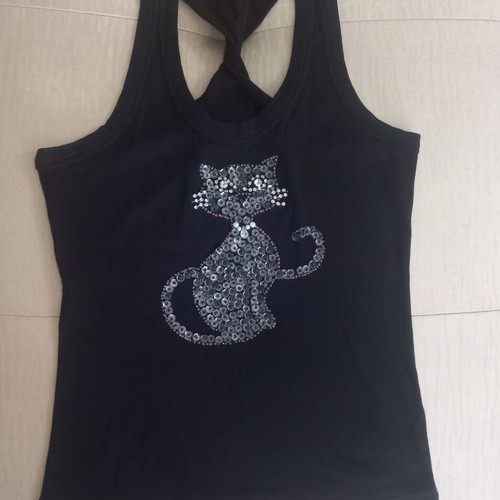 Rossodisera jeans used, size L, blue with Pink Woman tank top gift